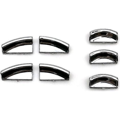 Pour Mercedes ML, GL, W166, X166, C, W204, E, W212, X204 : autocollants pour boutons de lève-porte, garniture chromée ABS (1/5)