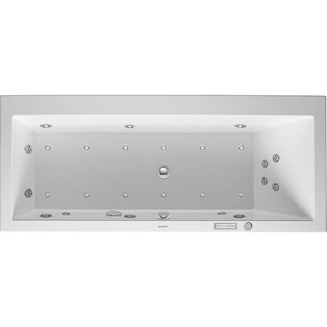 Duravit Whirlpool Vero 1700x750mm versione da incasso con un lato posteriore destro inclinato, Combisystem E - 760134000CE1000 (1/2)