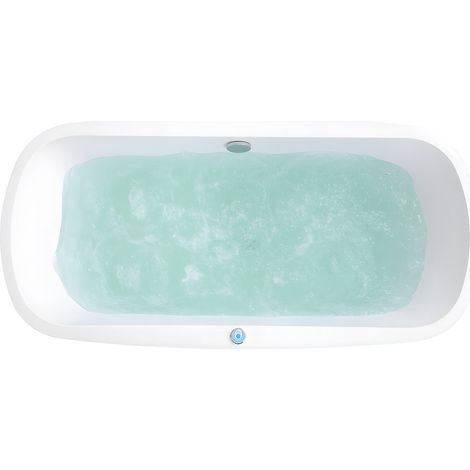 Baignoire balnéo à leds - 150 x 75cm - Noire - 1 place -155 L - SIRGAO (1/4)