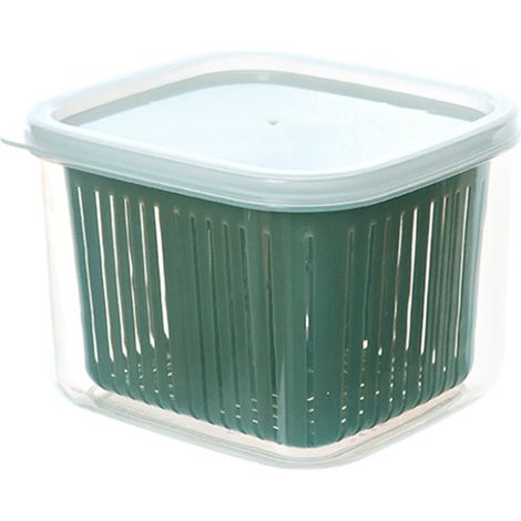 Organizzatore a scomparti per cipolle, zenzero e aglio organizer per scatole di cereali contenitore ermetico per verdure con coperchio per la conservazione degli alimenti