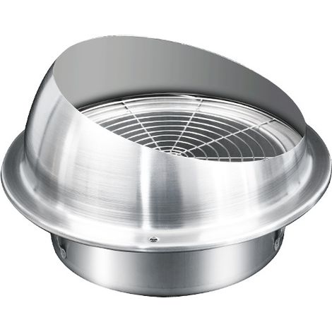 Tapa de ventilación esférica de acero para ventilación exterior, tapa de ventilación para campana extractora de cocina resistente a la intemperie (1/5)