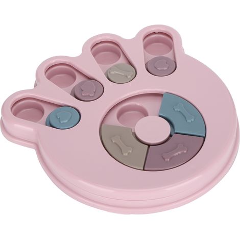 Plateau distributeur de nourriture pour chien et chat, gamelle interactive en forme de griffe, mangeoire à alimentation lente pour chat. (1/5)