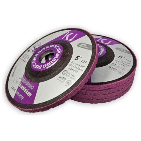 Disques a meuler 125x6.4x22 pour aluminium,metaux non-ferreux - 5 pcs (1/3)