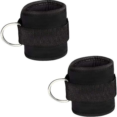 Menottes de cheville et de poignet rembourrées, confortables et réglables, sangles rembourrées en néoprène, anneau en D Lh-1