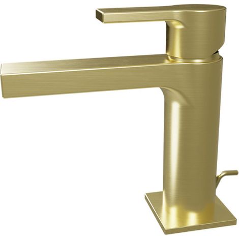 Mitigeur lavabo vidage métal Or Brossé Omega - CRISTINA ONDYNA OG22196P (1/2)