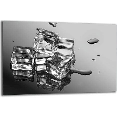 PLAQUE DE PROTECTION EN VERRE POUR CUISINIÈRE 80x52 ICE (1/5)