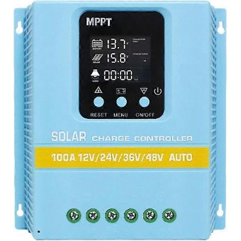 MPPT-Solarladeregler 12 V, 24 V, 36 V, 48 V, automatische Erkennung, 100 A (1/5)