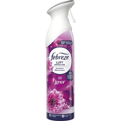 Lufterfrischer febreze amethyst blossom nicht entflammbar natürlicher Treibstoff