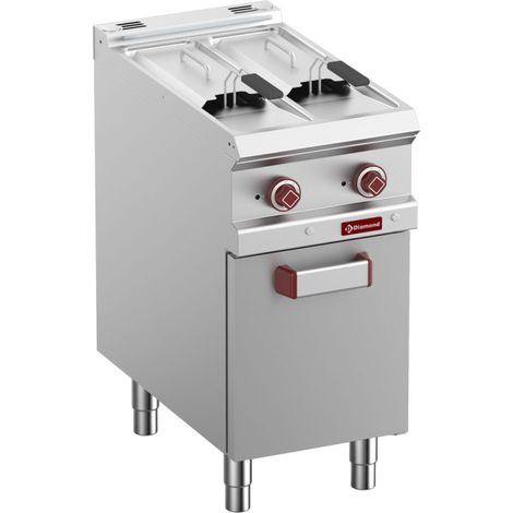 Friteuse électrique 2 x 7 lt sur armoire - Diamond