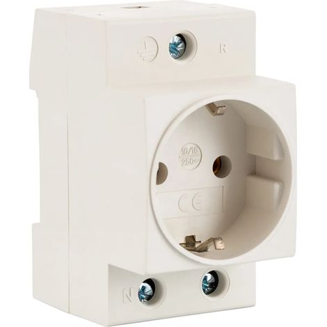 Schuko-Steckdose 16a Schiene Din 736