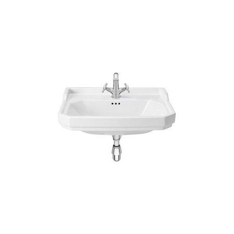Lavabo de porcelana mural para pedestal - ROCA Longitud: 650 mm