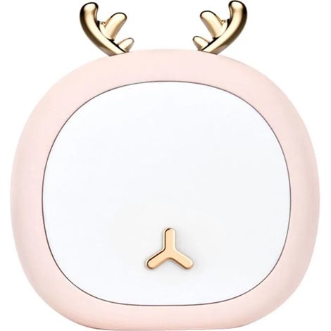 Veilleuse LED pour enfants, 3 niveaux de luminosité, en forme de cerf ou de lapin, Rechargeable par USB (1/5)