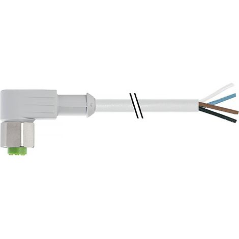 Connecteur industriel pré-câblé RS PRO 8 conducteurs , M12 Femelle, 2m ( Prix pour 1 )