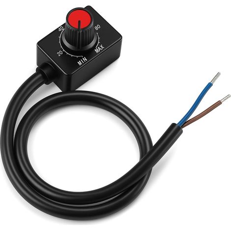 Variateur LED 0-10V - 1 Unité - Bouton Rotatif Compact - Gradation Continue Sans Scintillement - Pour Pilotes Éclairage Intérieur - 32x23x32mm (1/4)