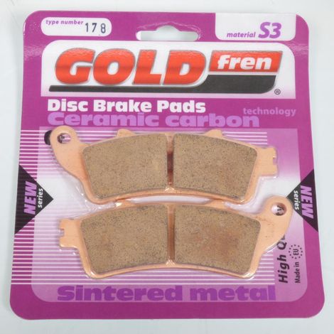 Plaquette de frein Gold Fren pour Moto Honda 1300 CTX AE 2014 à (1/2)