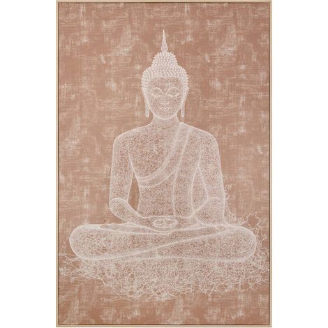 Bedruckte Leinwand Shanka 78x118cm braun - Atmosphera créateur d'intérieur