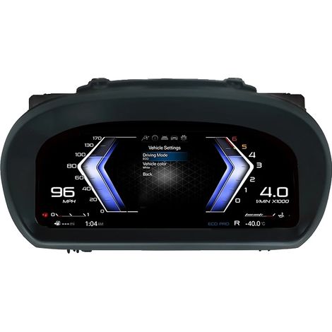Pannello di controllo LCD da 10 pollici, interfaccia utente personalizzabile, con CarPlay (1/2)
