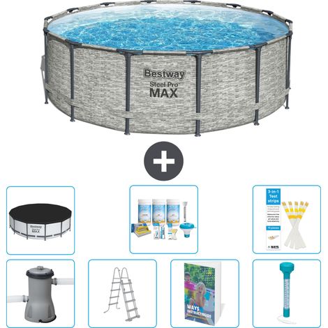 Bestway Steel Pro MAX Rund - 427x122 cm - 8-teilig S574