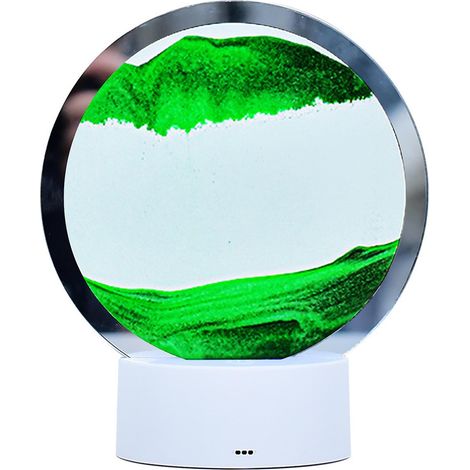 Modische, farbenfrohe Tischlampe mit Sandmalerei – ein charmantes Deko-Modell und ein tolles Weihnachtsgeschenk