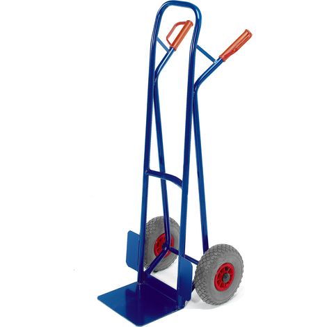 Rollcart Stapelkarre mit Treppenrutschkufen aus Stahlrohr 260x85mm Luft GS