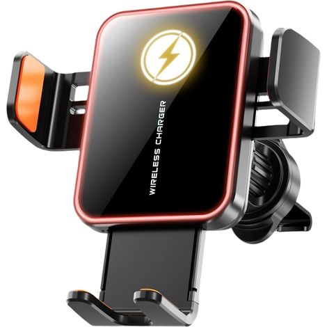 Support de Chargeur de téléphone de Voiture – Supports de Chargement sans Fil, réglable pour Tableau de Bord de véhicule Prise en Main sécurisée, Charge Rapide Qi, Navigation Pratique pour au (1/5)