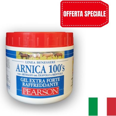 Arnica Gel Extra Forte Pearson Raffreddante con Artiglio del Diavolo 500ml