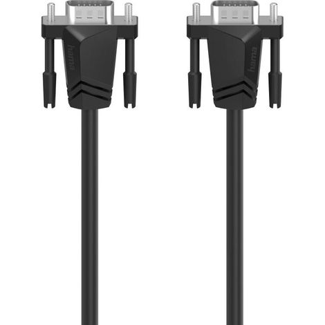 Hama  Cable VGA 1080p, 1,5m, Color negro
