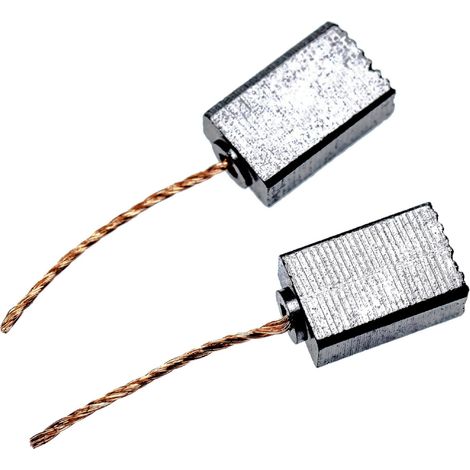 Vhbw – Lot de 2 balais de charbon 4,8 x 8 x 13 mm – Compatible Hilti SF 144-A – Graphite – Câble à souder 1,8 cm - VHBW 2 X