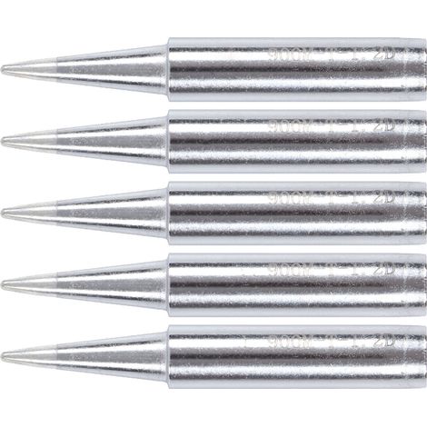 Kit de 5 pointes de fer à souder BGA, outil de station de soudage électrique à chauffage interne en cuivre (900MT1.2D) (1/5)