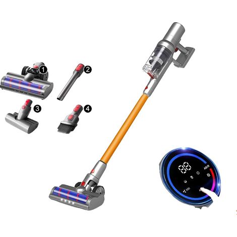 Aspirateur à main sans fil, puissance d'aspiration de 27000Pa, capteur de poussière intelligent (1/5)