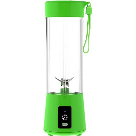 (Vert) Extracteur de jus multifonctionnel, mini extracteur de jus électrique sans fil, petit format (1/3)
