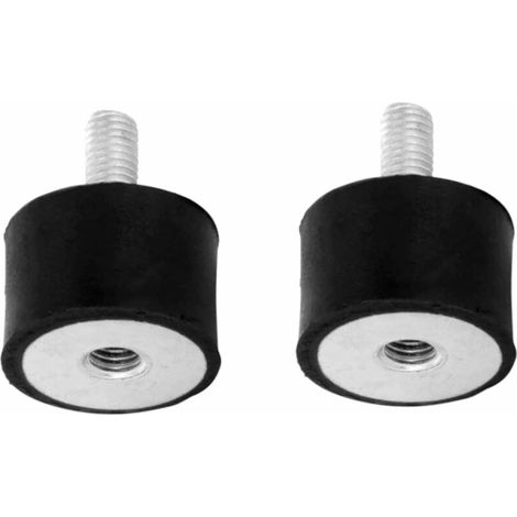 2x silentbloc mâle femelle M6x18mm M6x6mm 25x20mm anti vibration caoutchouc bateau voiture amortisseur silencieux (1/2)