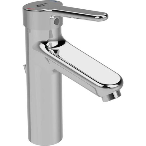 Miscelatore lavabo CERAPLUS 2 Grande con piletta in metallo cromato IDEAL STANDARD (1/2)