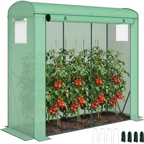 Outsunny Mini Greenhouse, Portable Indoor Outdoor Green House with PE Cover (1/5)