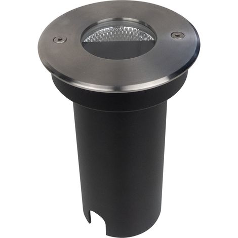 Encastré de sol extérieur COLOSS 2 SWITCH rond inox 2400K-4000K 10W - EUROPOLE - 54306