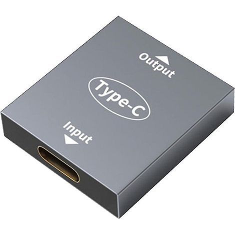 Adaptateur USB-C femelle vers deux femelles, facile à transporter. (1/4)