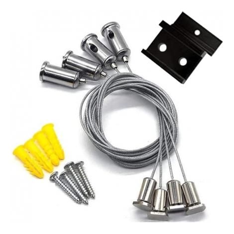 Kit Suspension pour Rail Magnétique en Saillie - SILUMEN (1/3)