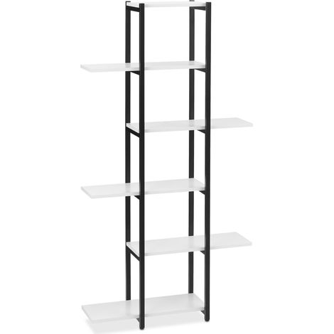 Estantería para plantas con 6 niveles para sala de estar o terraza 150 x 78 x 24 cm de metal negro 130010982 (1/5)