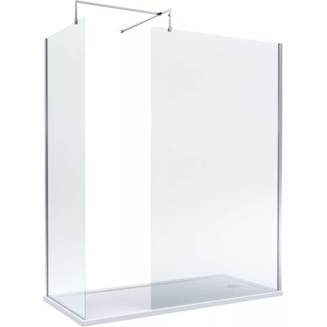 Balterley 1700x700 Wetroom Screen, Tray & Waste