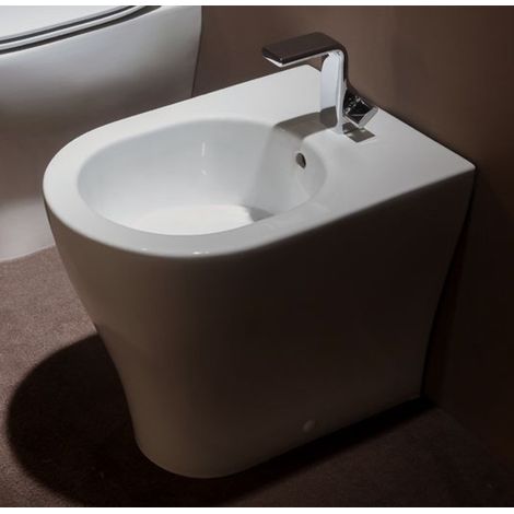 Bidet App filomuro cm. 52x36 bianco lucido di Ceramica Flaminia
