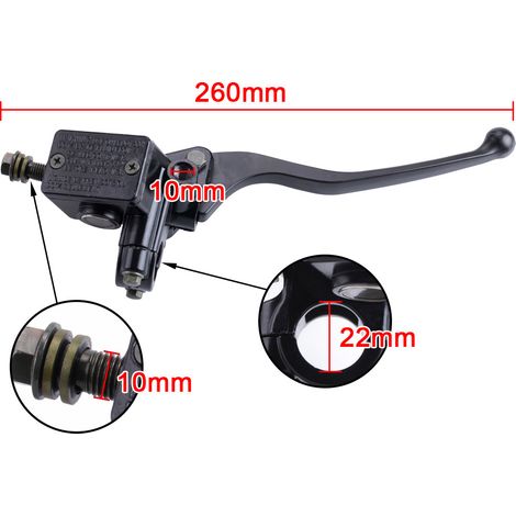 Motorcycle brake pump modification: Zhonghua Shangpeng cruiser 125 front brake hydraulic disc brake pump assembly (1/5)