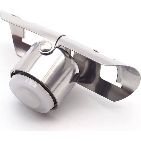 Bouchon de champagne en acier inoxydable, bouchon pour bouteilles de vin mousseux-AquaForge