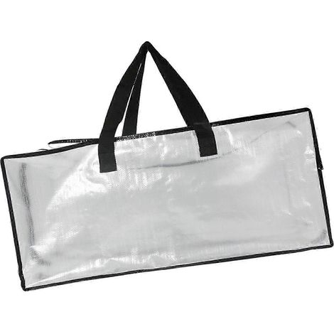 Grands sacs de déménagement, sacs de rangement multifonctionnels et réutilisables avec fermetures éclair, sacs de transport pour le linge, les voyages, le garage, les vêtements et les chaussures.-Clea