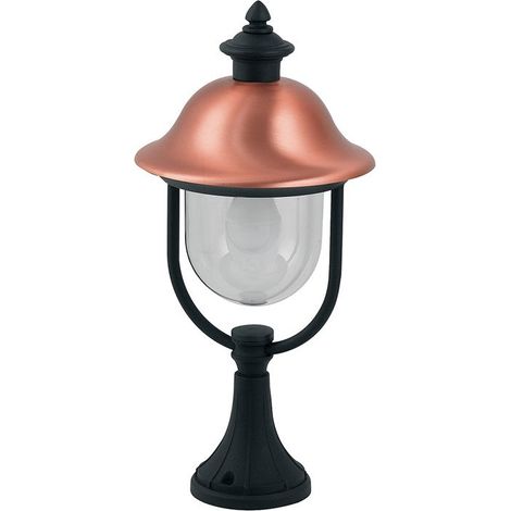 "Lume per esterno VENEZIA nero e rame (1xE27) IP44" (1/2)