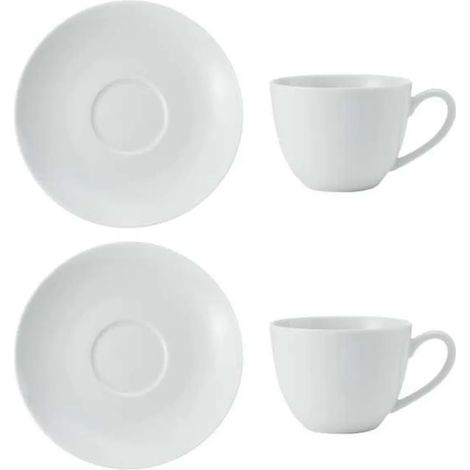 mug set mikasa chalk 310 ml porzellan 2 einheiten (1/3)