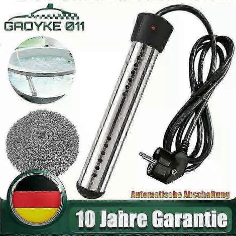 Chauffe-bain électrique avec résistance à immersion et fonction de chauffage de piscine de 3000 watts (1/5)