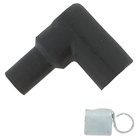 GREENSTAR - Antiparassiti/connettore candela di accensione - in gomma - con perno - adattabile per motori BRIGGS & STRATTON - Sostituisce Origine 493880, 66538, 66538S. (1/2)
