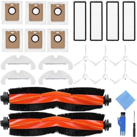 Zubehörset für Dreame D10 Plus/L10 Plus/Z10 Pro Staubsauger, Ersatzteile für Dreame, 2 Hauptbürsten (1/5)