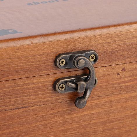 Boîte de couture vintage multifonctionnelle Box en bois pour rangement d'aiguilles et fils DIY outils de couture modèle tour vide ManoMano (1/5)
