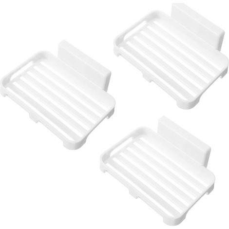 Pieces Adhesive Soap Dishes for Bathroom Wall Mounted Soap